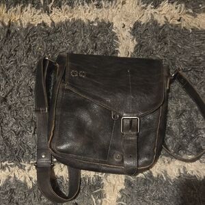 Bed Stu Black Leather Satchel